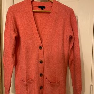 J.Crew V neck wool blend cardigan